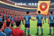 精彩足球对决，球员在场上拼尽全力